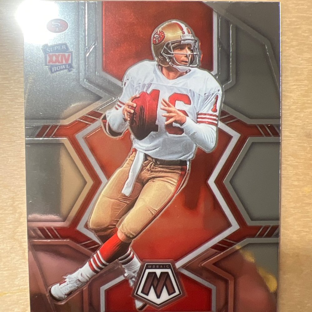 NFL 2022 Panini Mosaic #296 Joe Montana Super Bowl MVP
